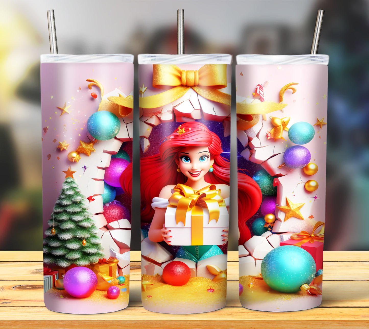 60+ 3D Christmas Sublimation 20oz Images Bundle