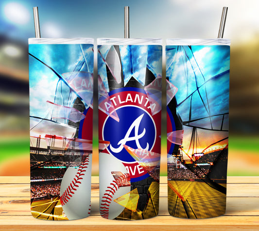 Baseball 20oz Sublimation Tumbler Image