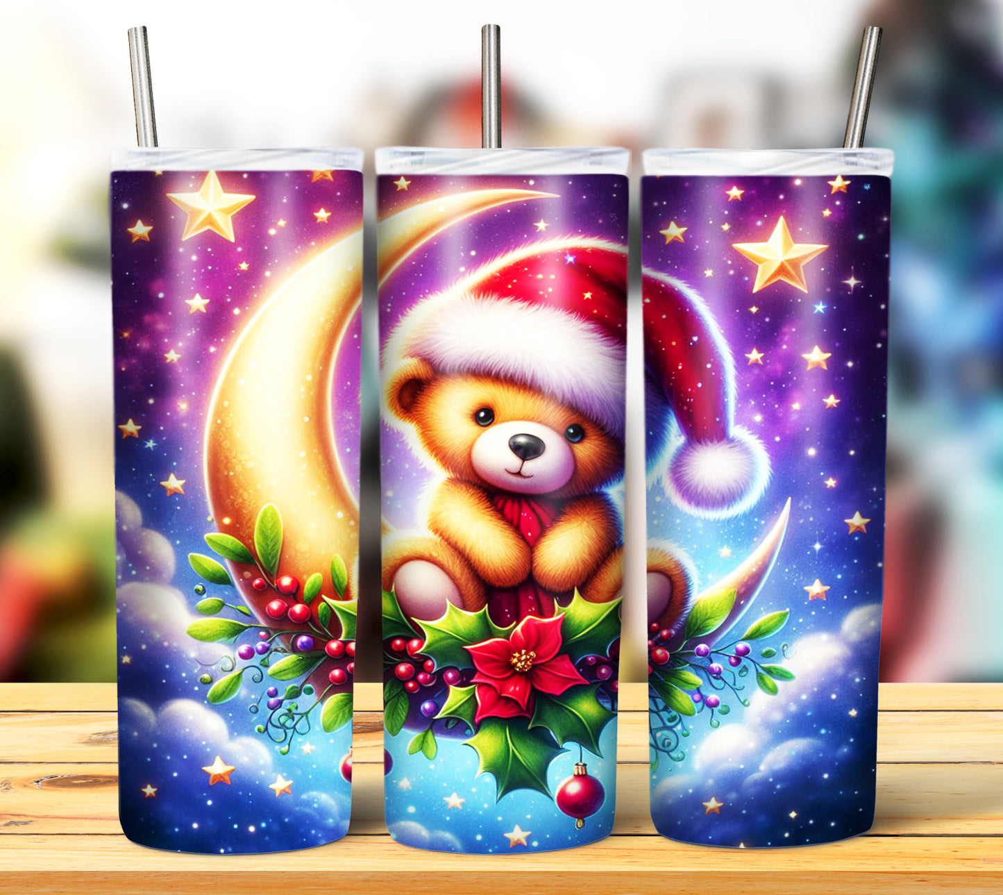 Christmas Animals Sublimation 20oz Images Bundle