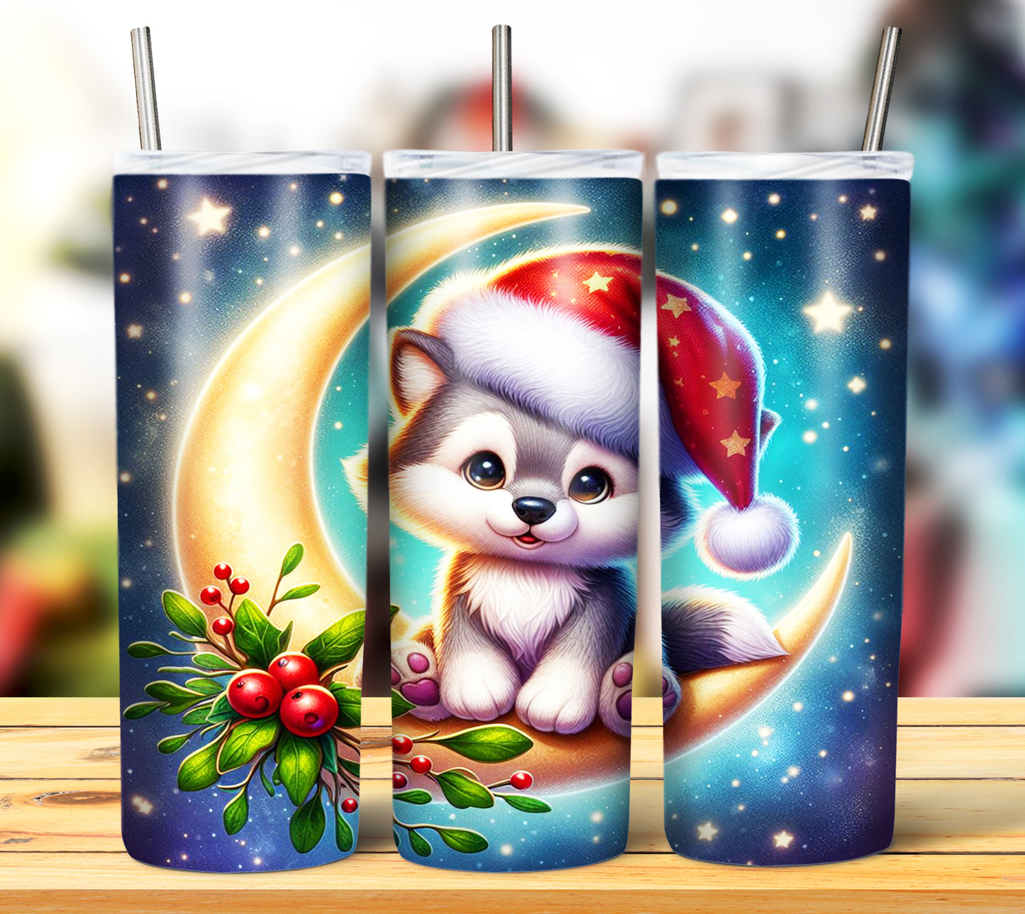 Christmas Animals Sublimation 20oz Images Bundle