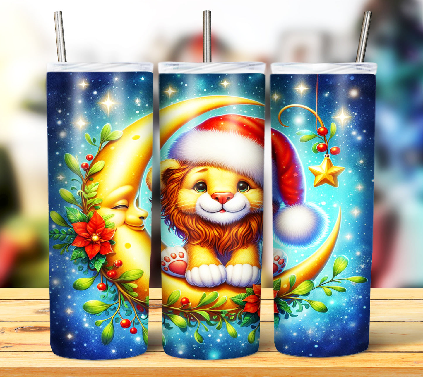 Christmas Animals Sublimation 20oz Images Bundle