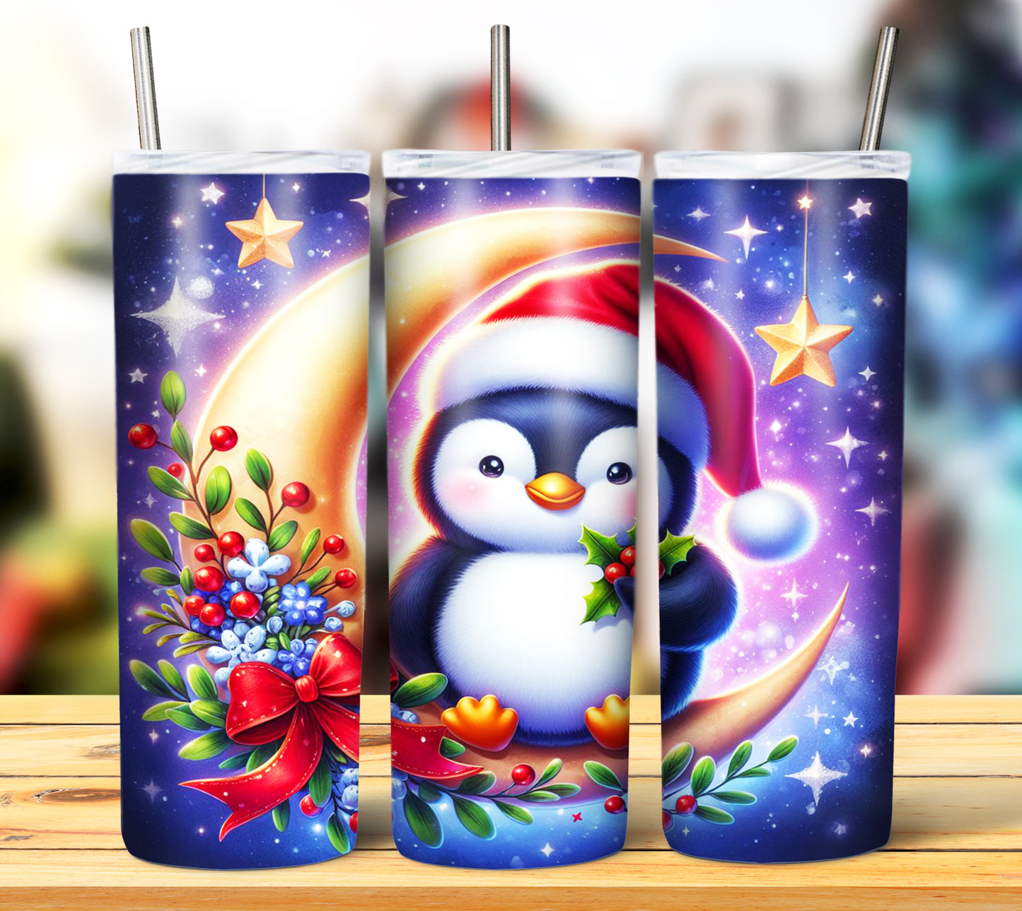 Christmas Animals Sublimation 20oz Images Bundle