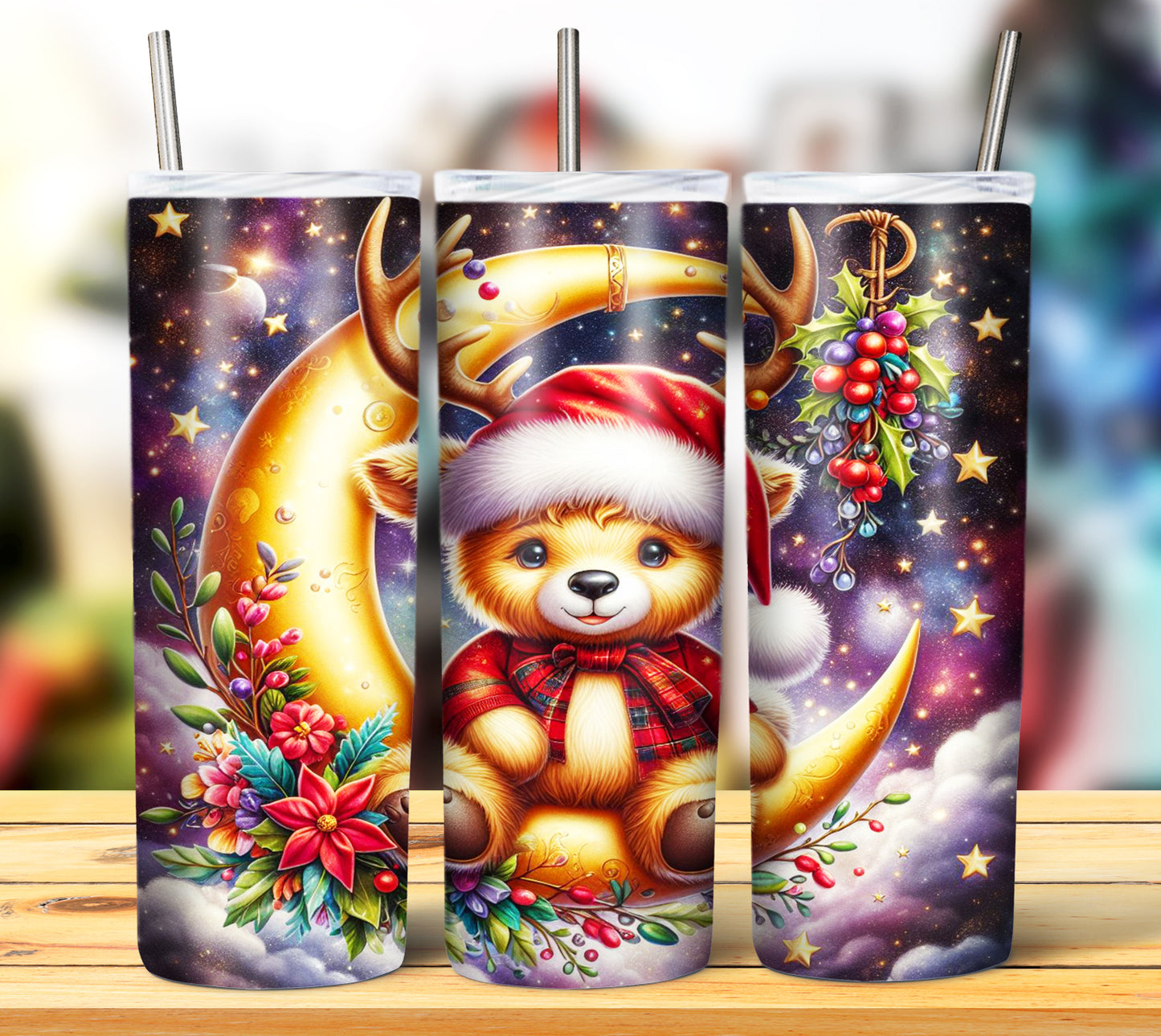 Christmas Animals Sublimation 20oz Images Bundle