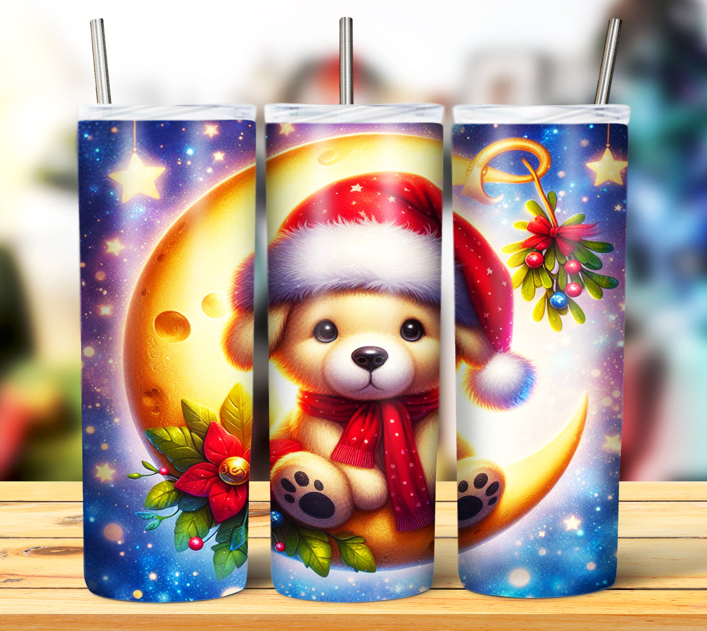 Christmas Animals Sublimation 20oz Images Bundle