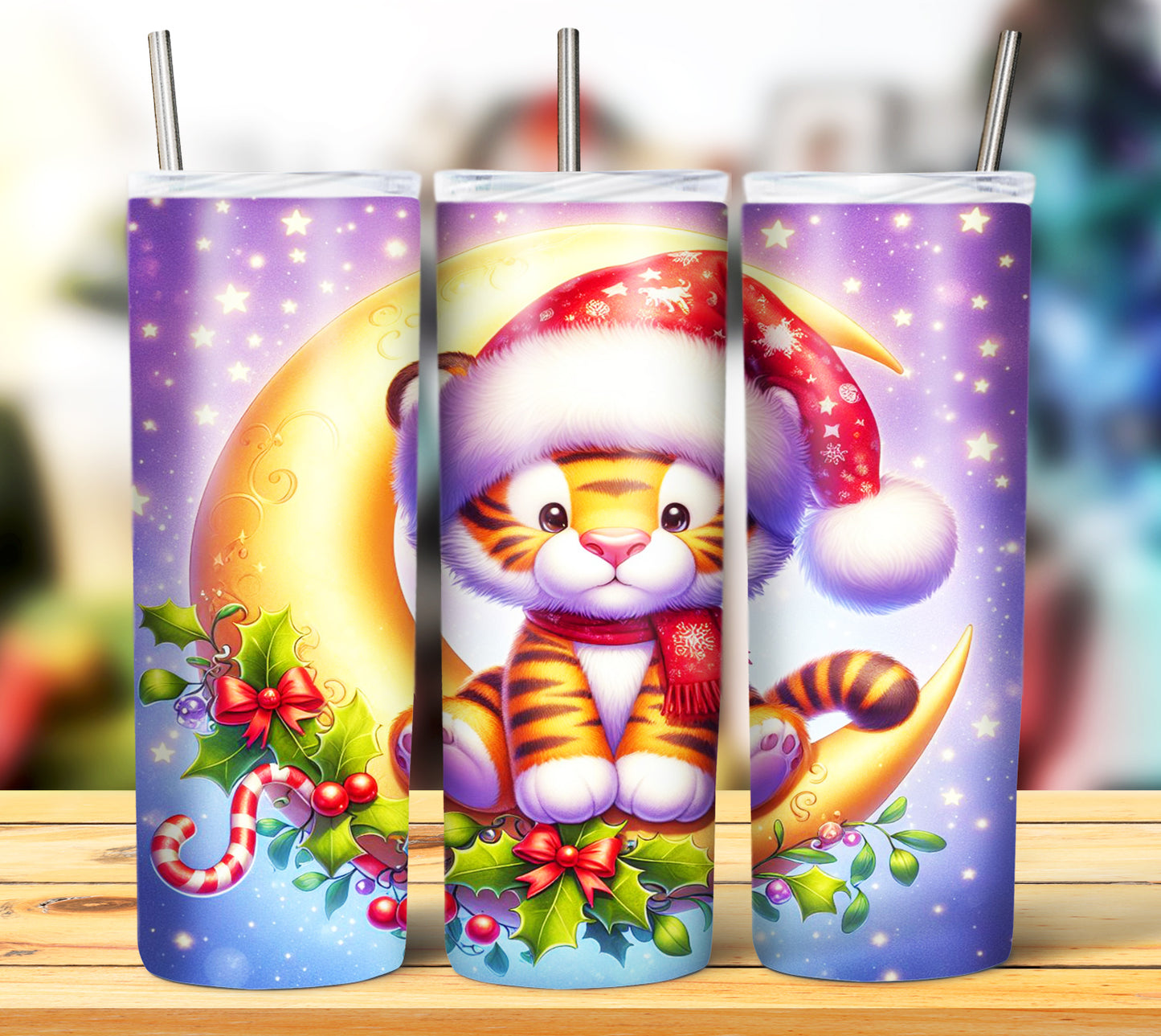 Christmas Animals Sublimation 20oz Images Bundle