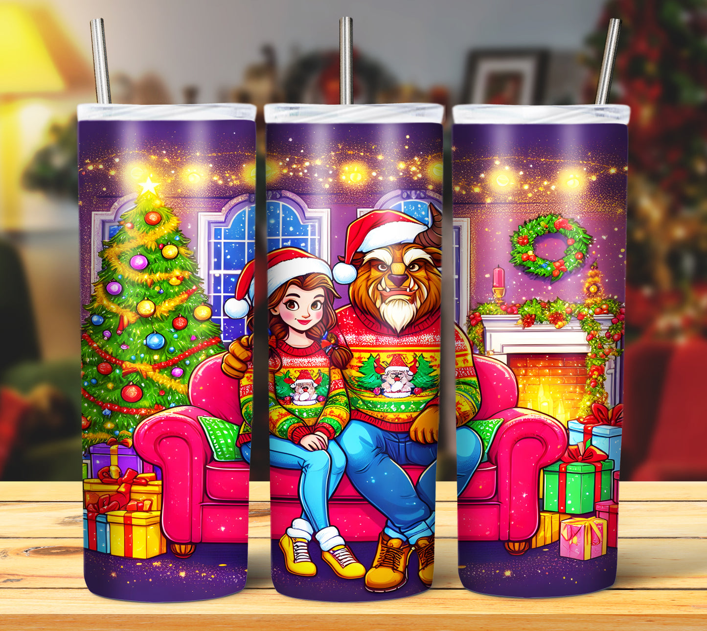 Assorted Christmas Cartoon Bundle Pack 20oz Sublimation Images