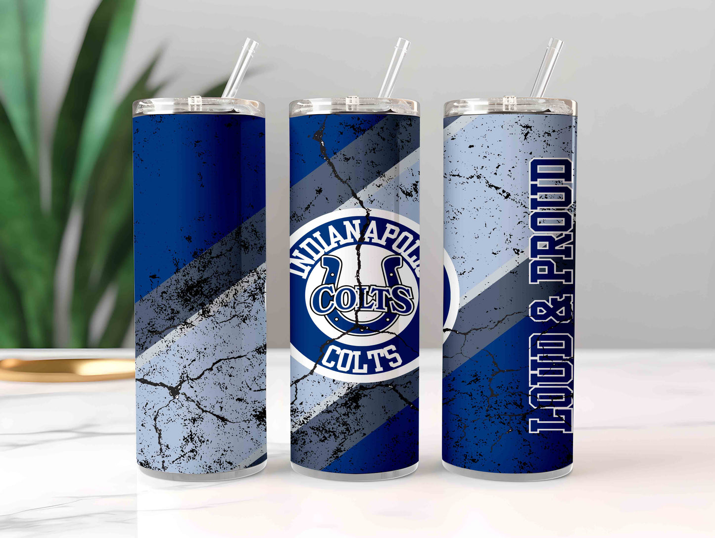 Football 20oz Sublimation Tumbler Image