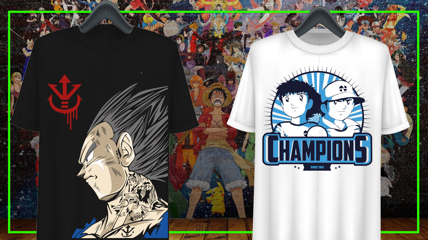 Anime Sublimation/DTF T-Shirt Images Bundle