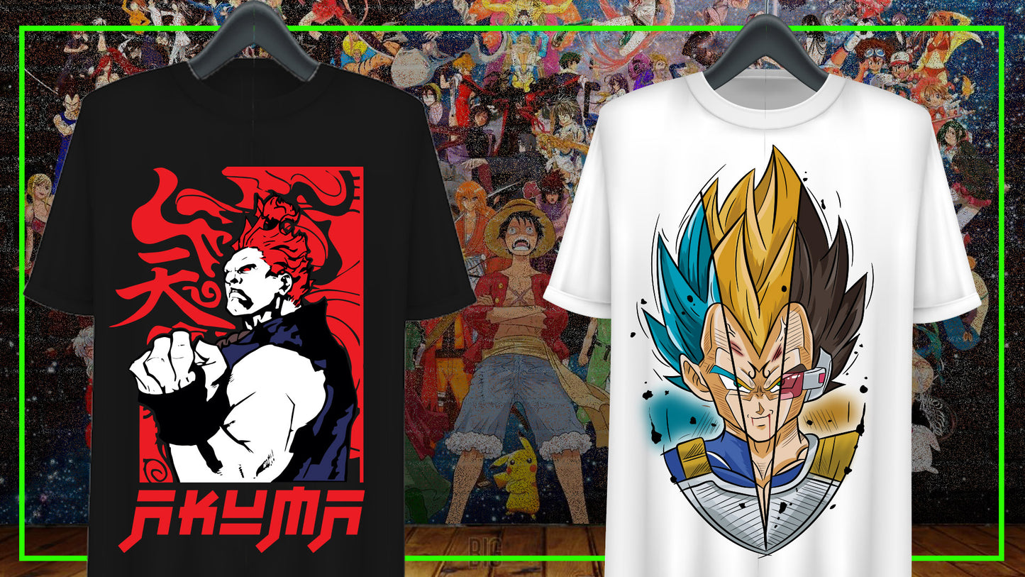 Anime Sublimation/DTF T-Shirt Images Bundle