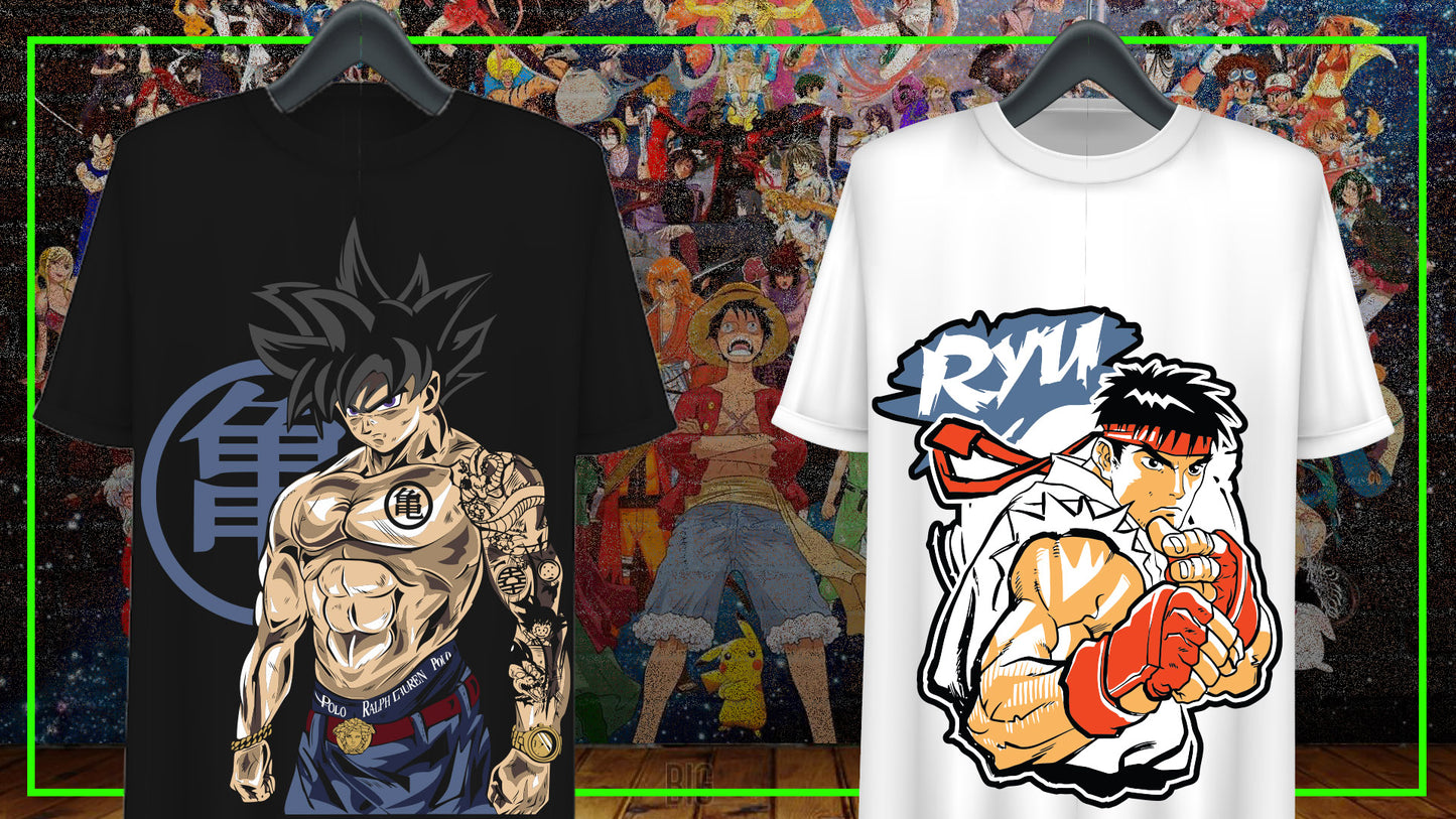 Anime Sublimation/DTF T-Shirt Images Bundle