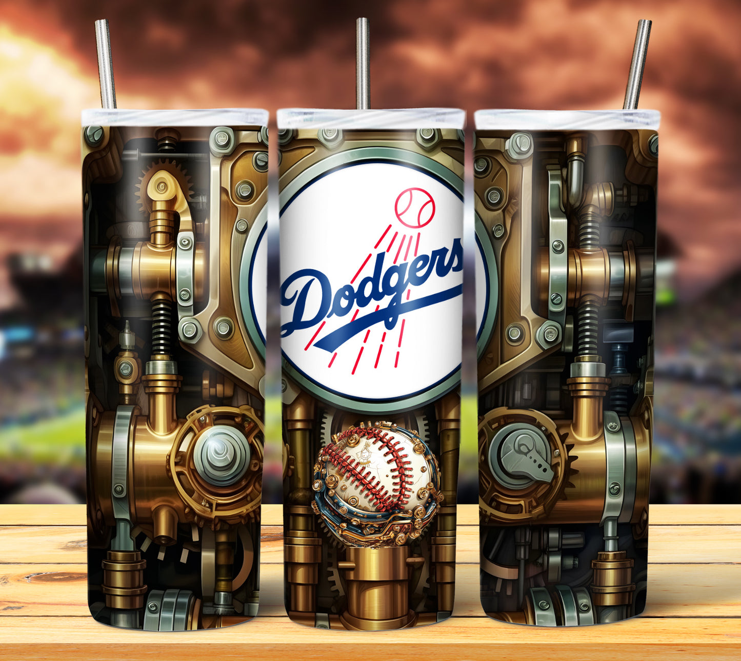 Baseball 20oz Sublimation Tumbler Image