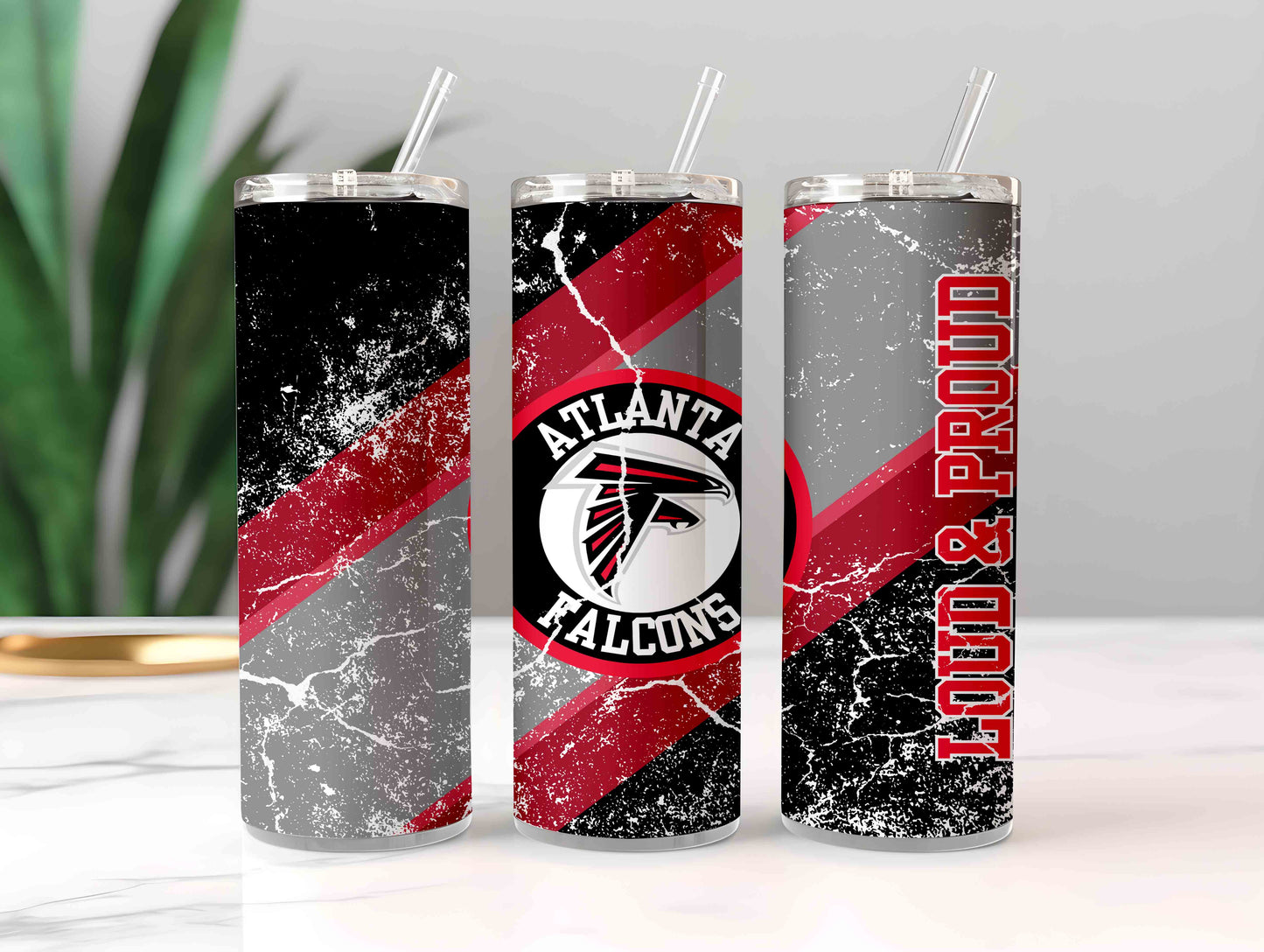 Football 20oz Sublimation Tumbler Image