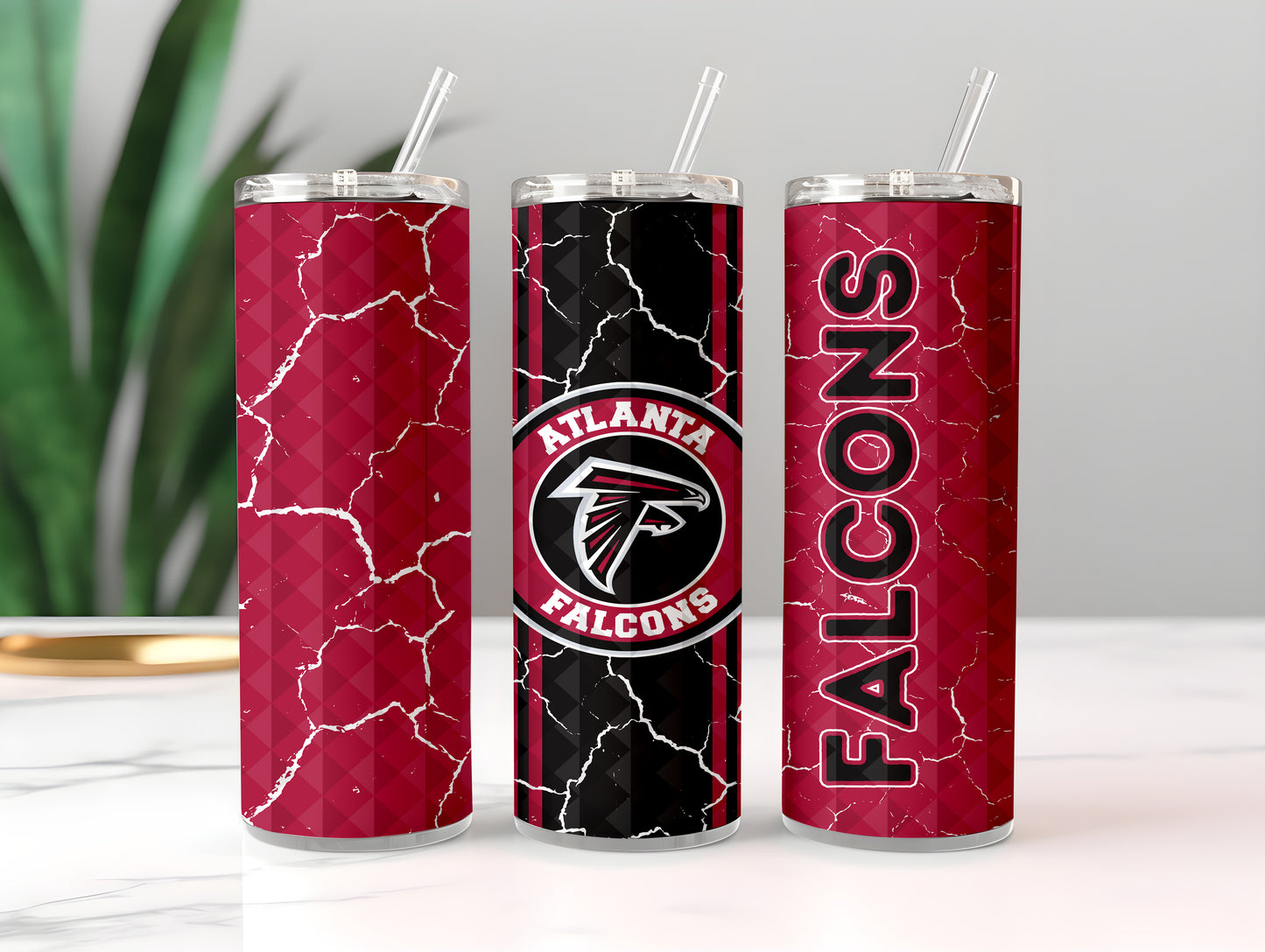 Football 20oz Sublimation Tumbler Image