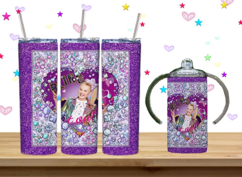 JoJo Kids Sublimation 12oz/15oz Tumbler/Sippy Cup Image Bundle