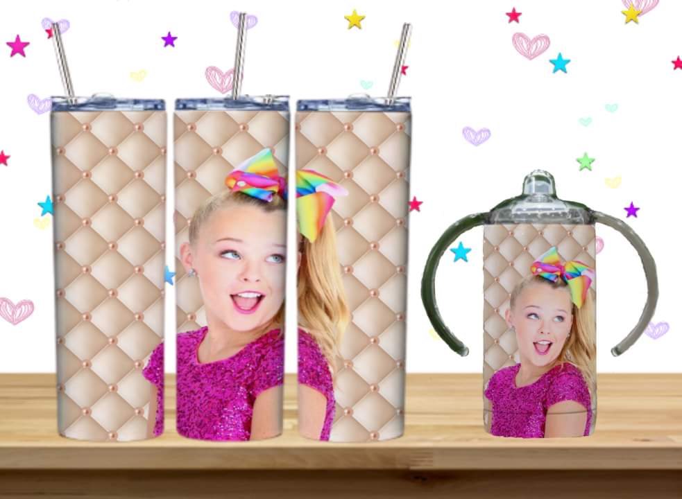 JoJo Kids Sublimation 12oz/15oz Tumbler/Sippy Cup Image Bundle