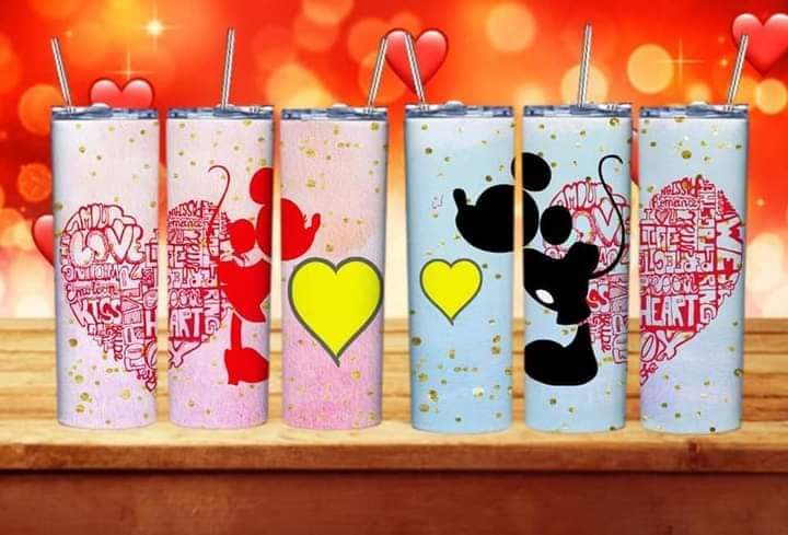 Cute Valentine Sublimation 20oz Tumbler/Mug/Pillow/T-Shirt Images Bundle