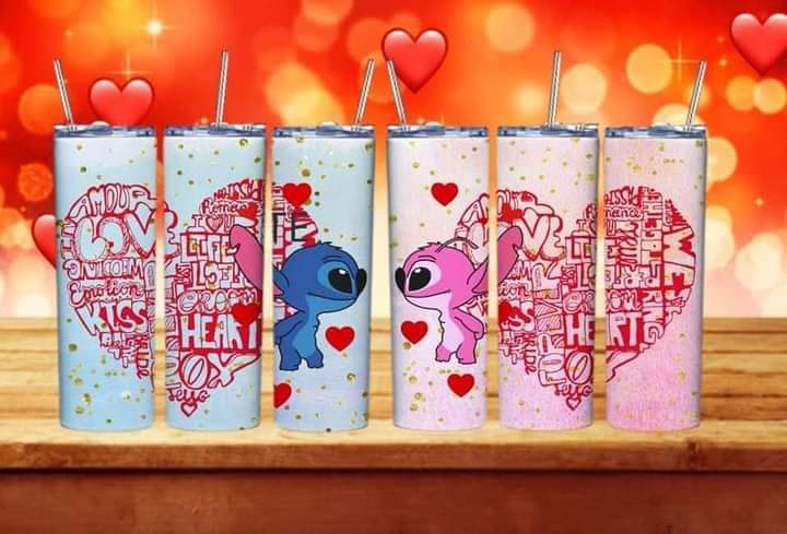 Cute Valentine Sublimation 20oz Tumbler/Mug/Pillow/T-Shirt Images Bundle