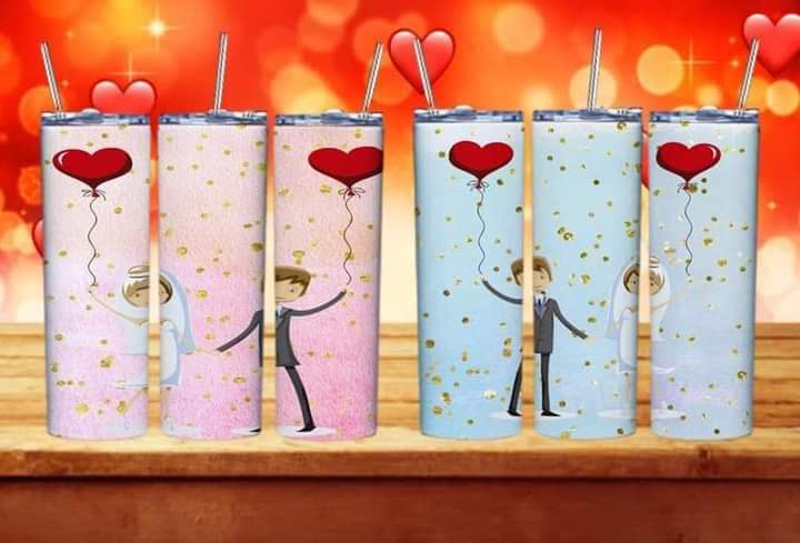 Cute Valentine Sublimation 20oz Tumbler/Mug/Pillow/T-Shirt Images Bundle