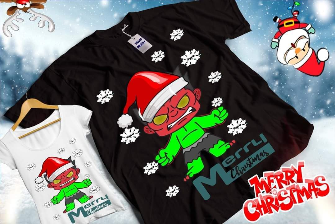 Christmas Chibi Sublimation T-Shirt/DTF Images Bundle