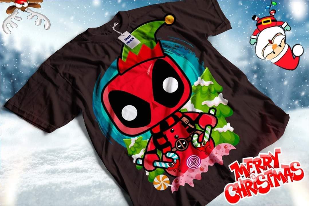 Christmas Chibi Sublimation T-Shirt/DTF Images Bundle