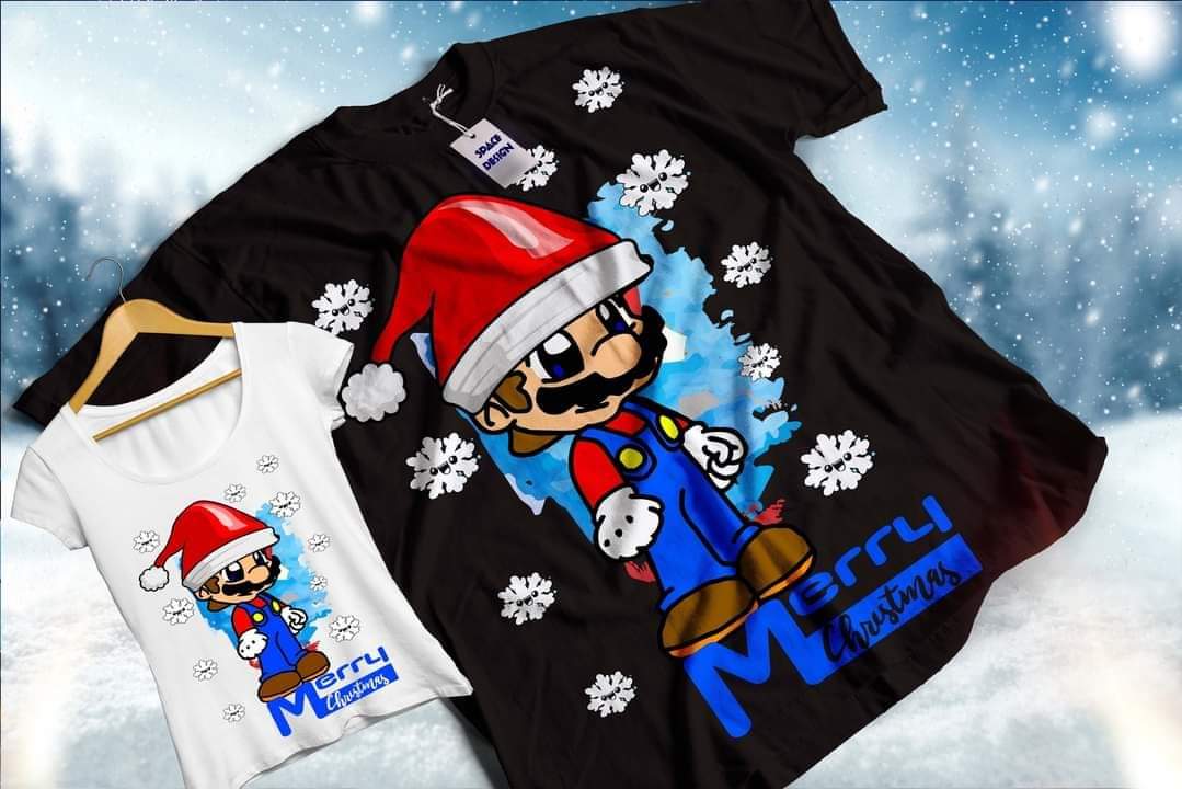 Christmas Chibi Sublimation T-Shirt/DTF Images Bundle