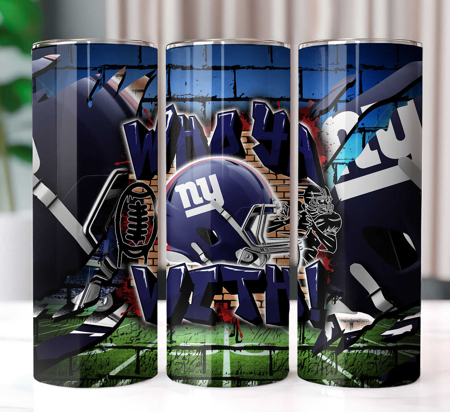 Football Sublimation 20oz Tumbler Images