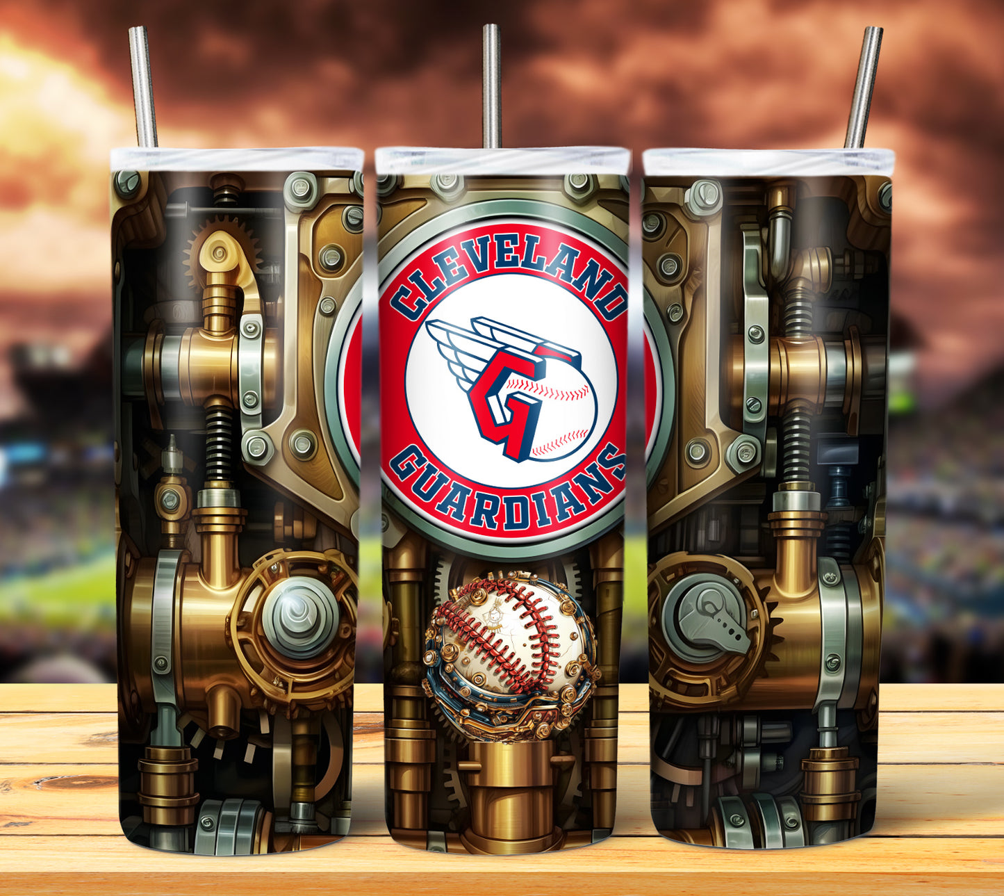 Baseball 20oz Sublimation Tumbler Image