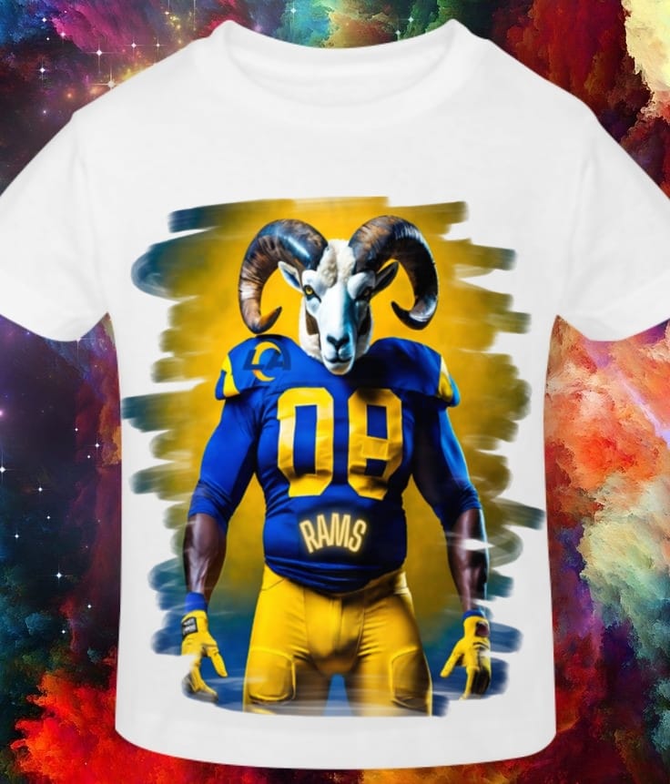 Mascot Football Sublimation/DTF T-Shirt Images