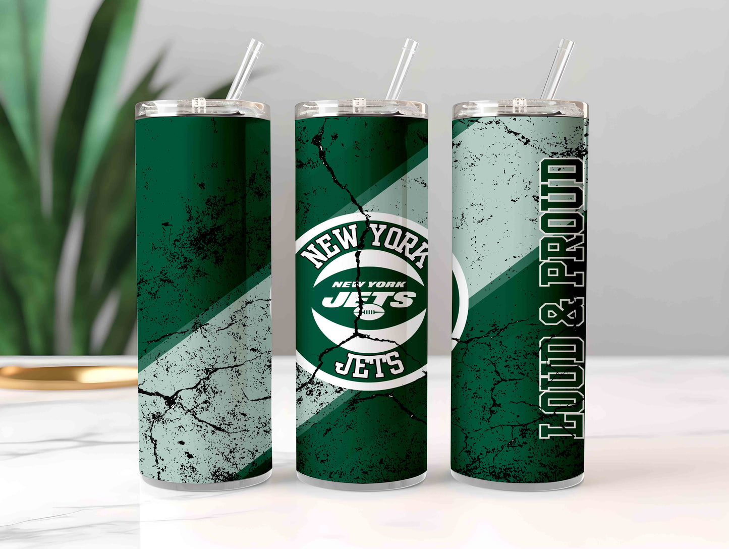 Football 20oz Sublimation Tumbler Image