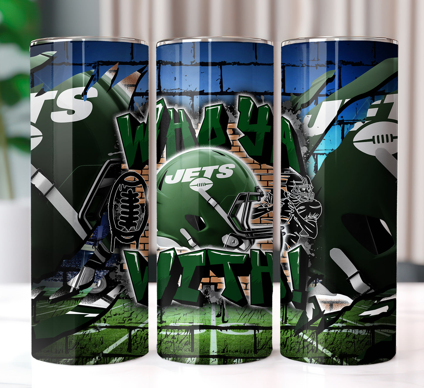 Football Sublimation 20oz Tumbler Images