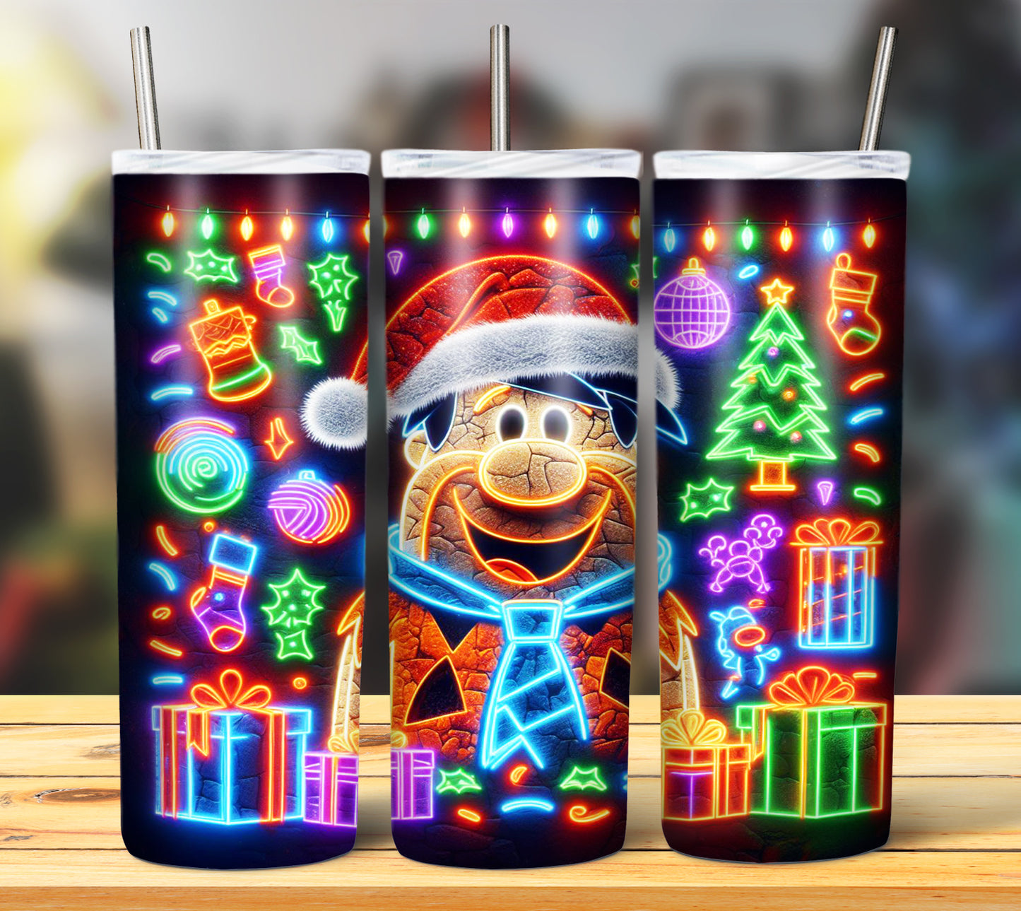 100+ Christmas LED Lights Sublimation 20oz Images Bundle