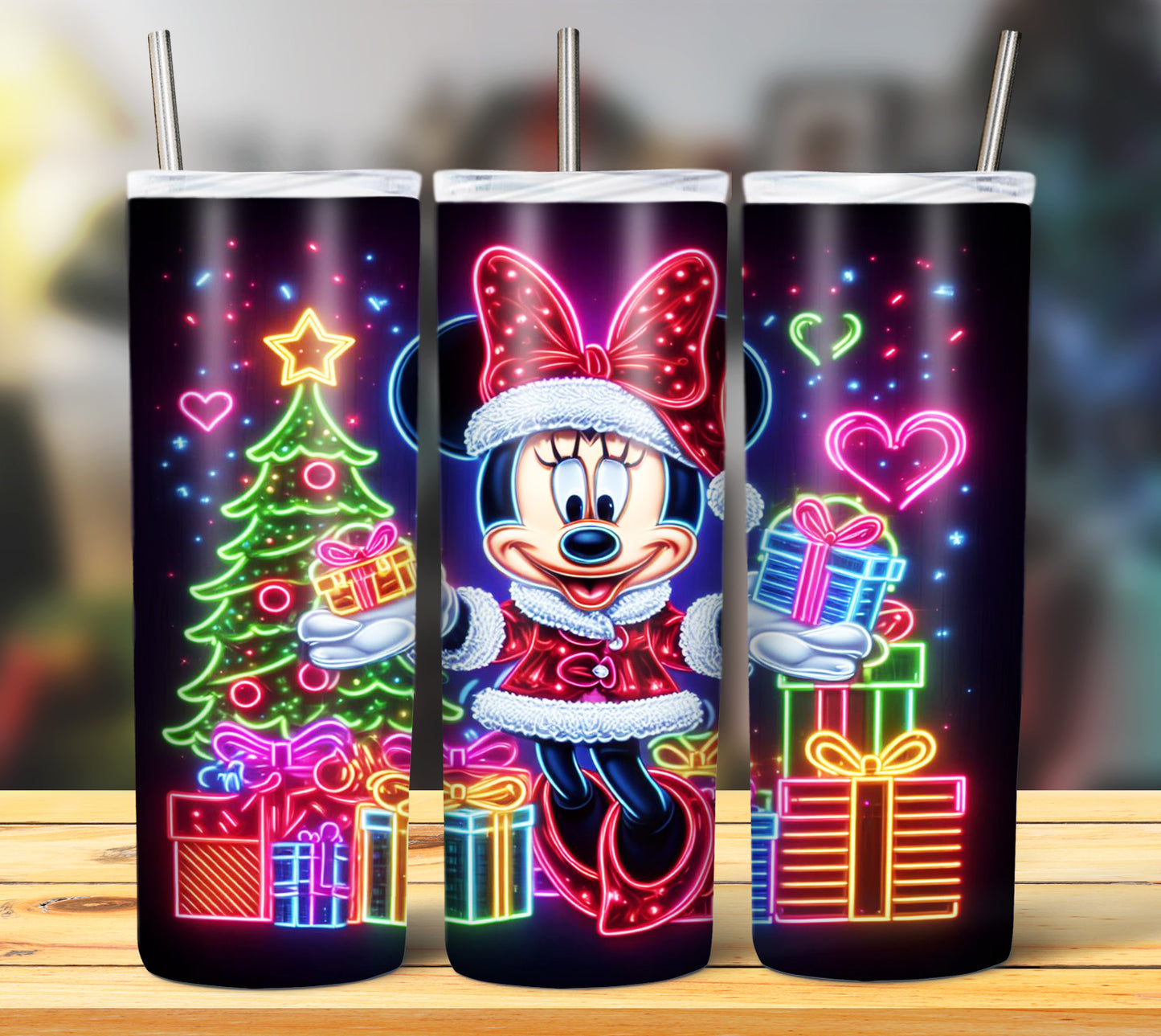 100+ Christmas LED Lights Sublimation 20oz Images Bundle