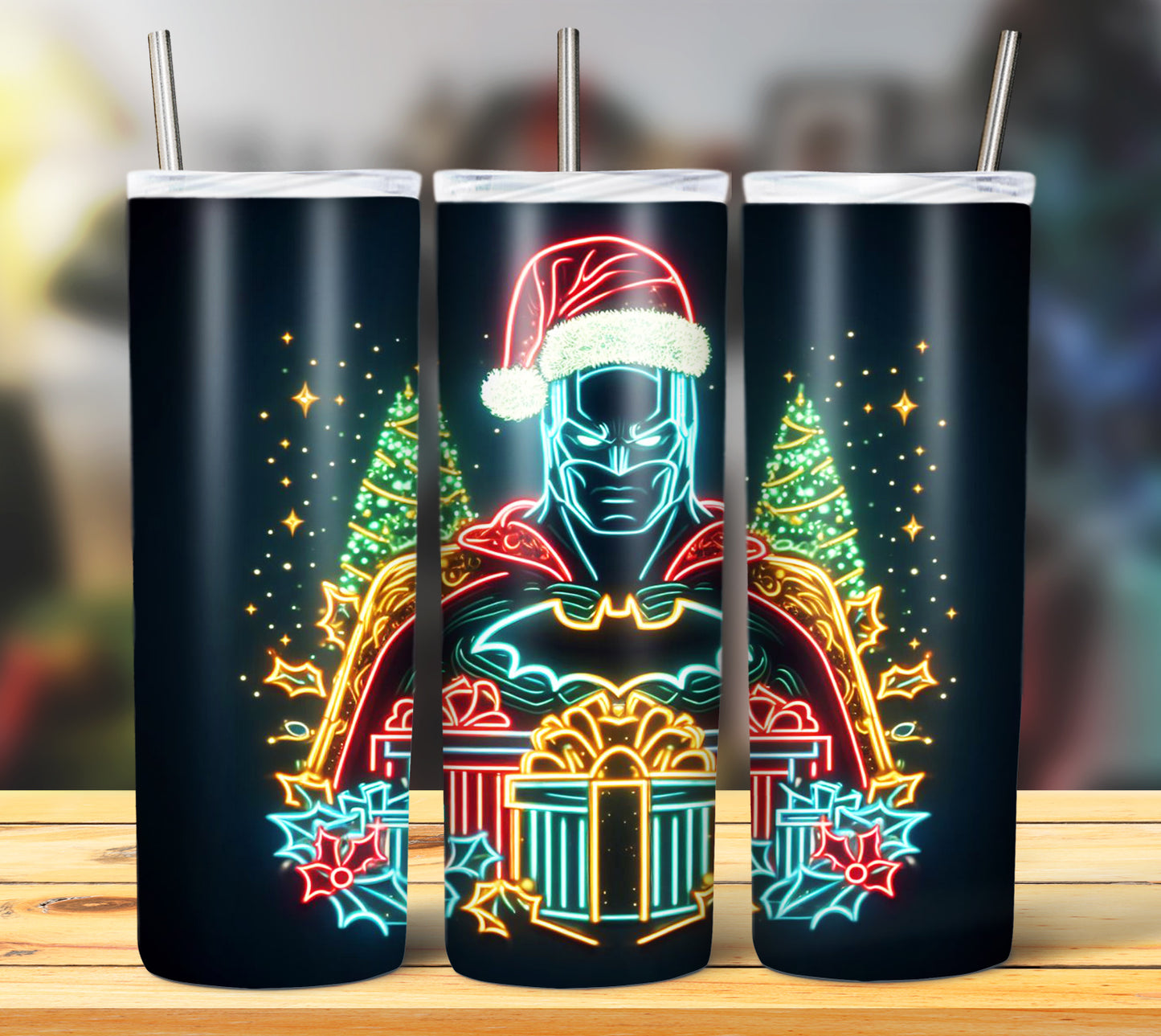 100+ Christmas LED Lights Sublimation 20oz Images Bundle