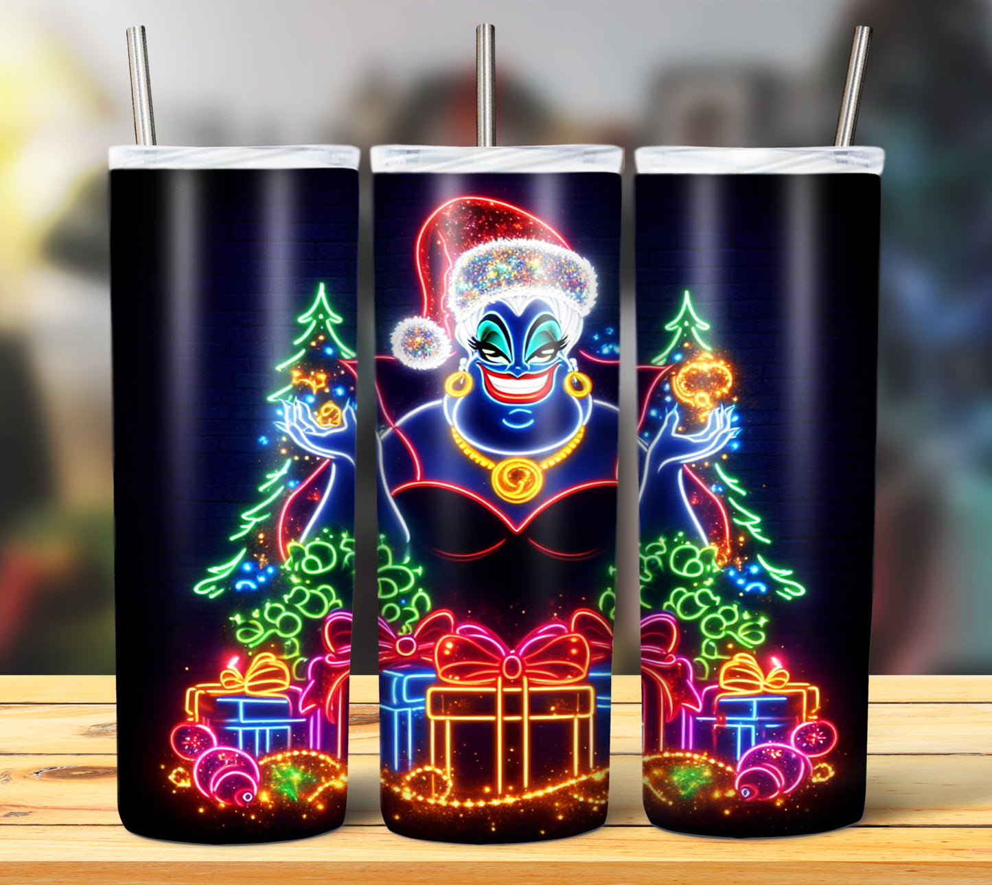 100+ Christmas LED Lights Sublimation 20oz Images Bundle