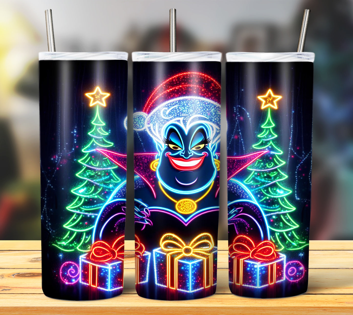 100+ Christmas LED Lights Sublimation 20oz Images Bundle