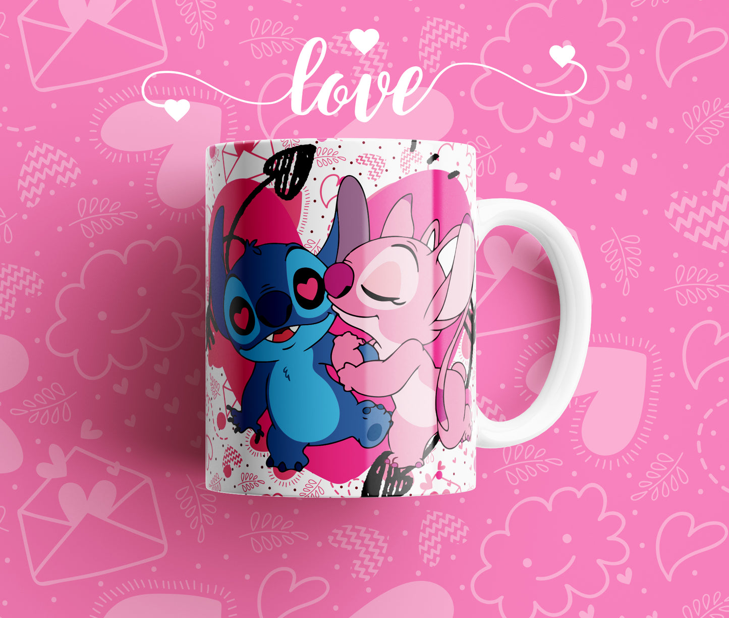 Cute Valentine Sublimation 11/15oz Mug Images Bundle