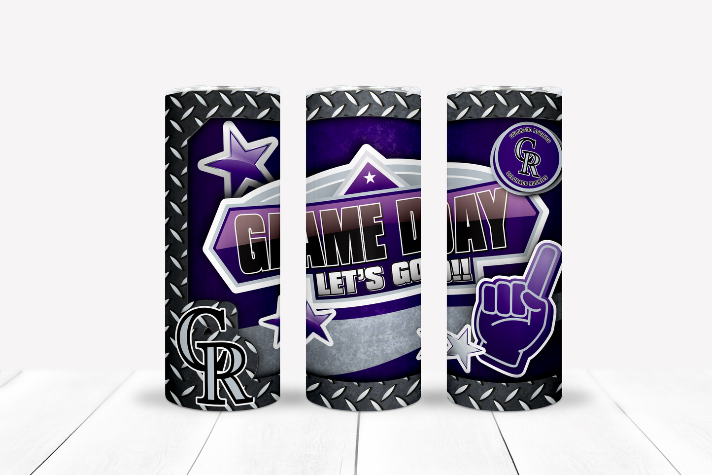 Baseball 20oz Sublimation Tumbler Image