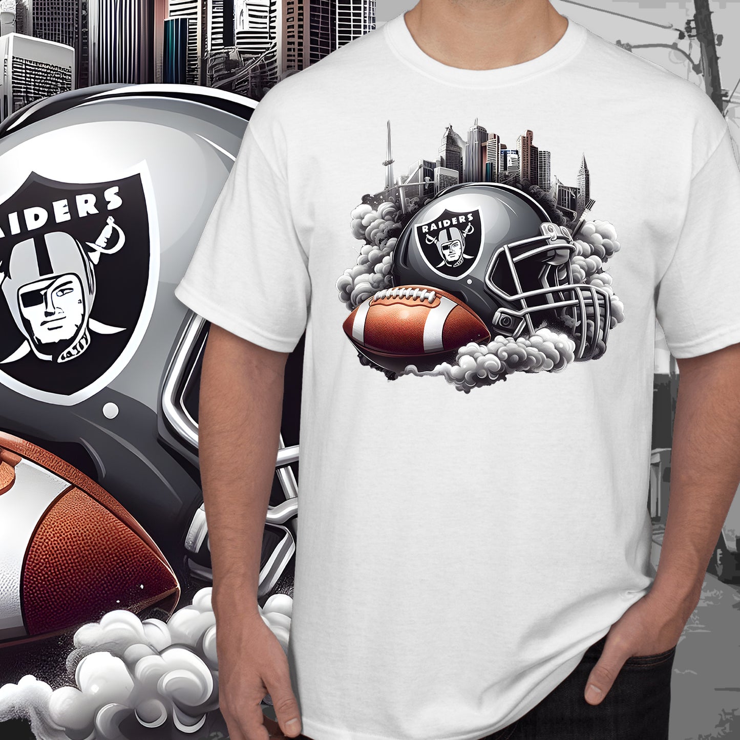 Smoke City Football Sublimation/DTF T-Shirt Images