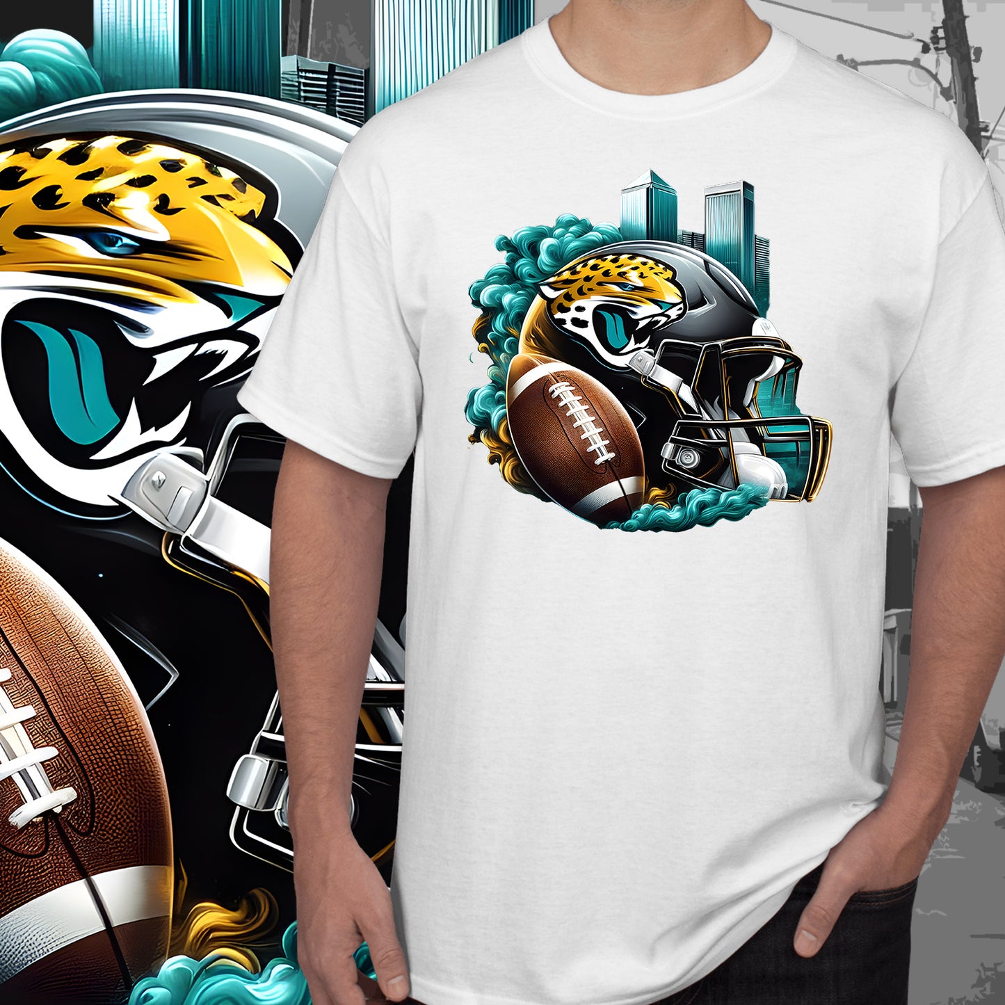 Smoke City Football Sublimation/DTF T-Shirt Images