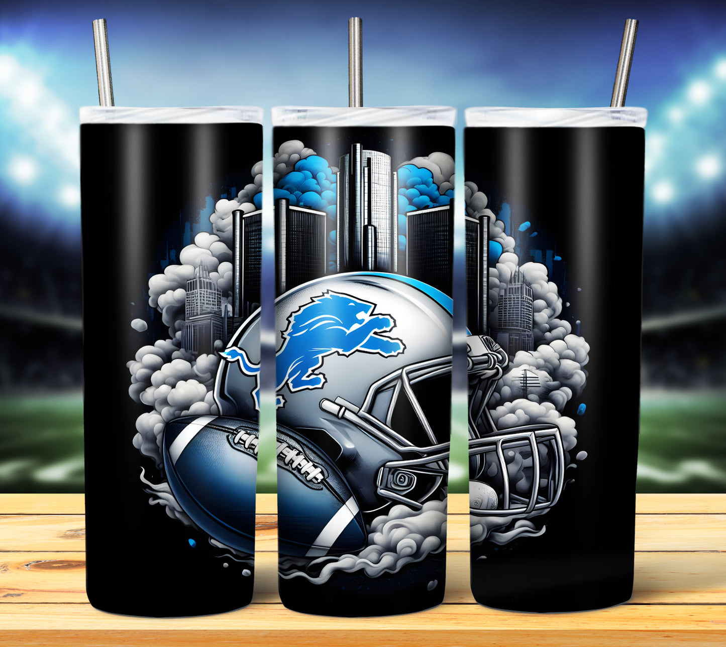 Smoke City Football 20oz Sublimation Tumbler Image