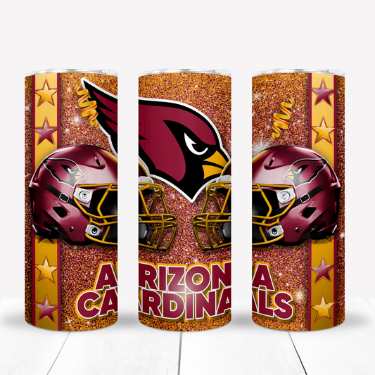 Football 20oz Sublimation Tumbler Image