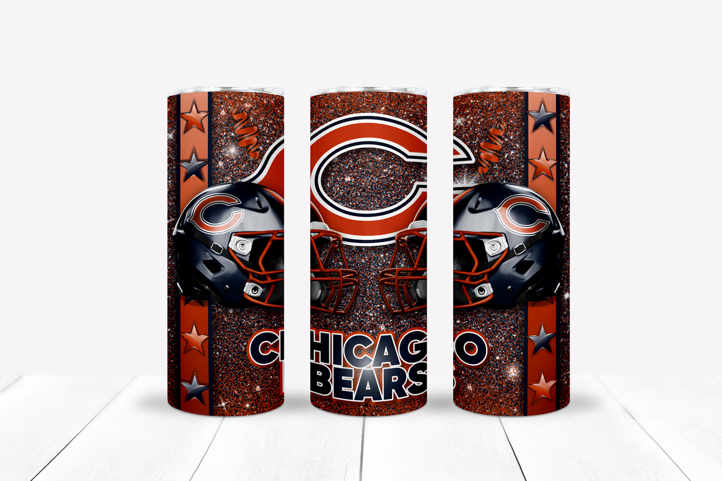 Football 20oz Sublimation Tumbler Image