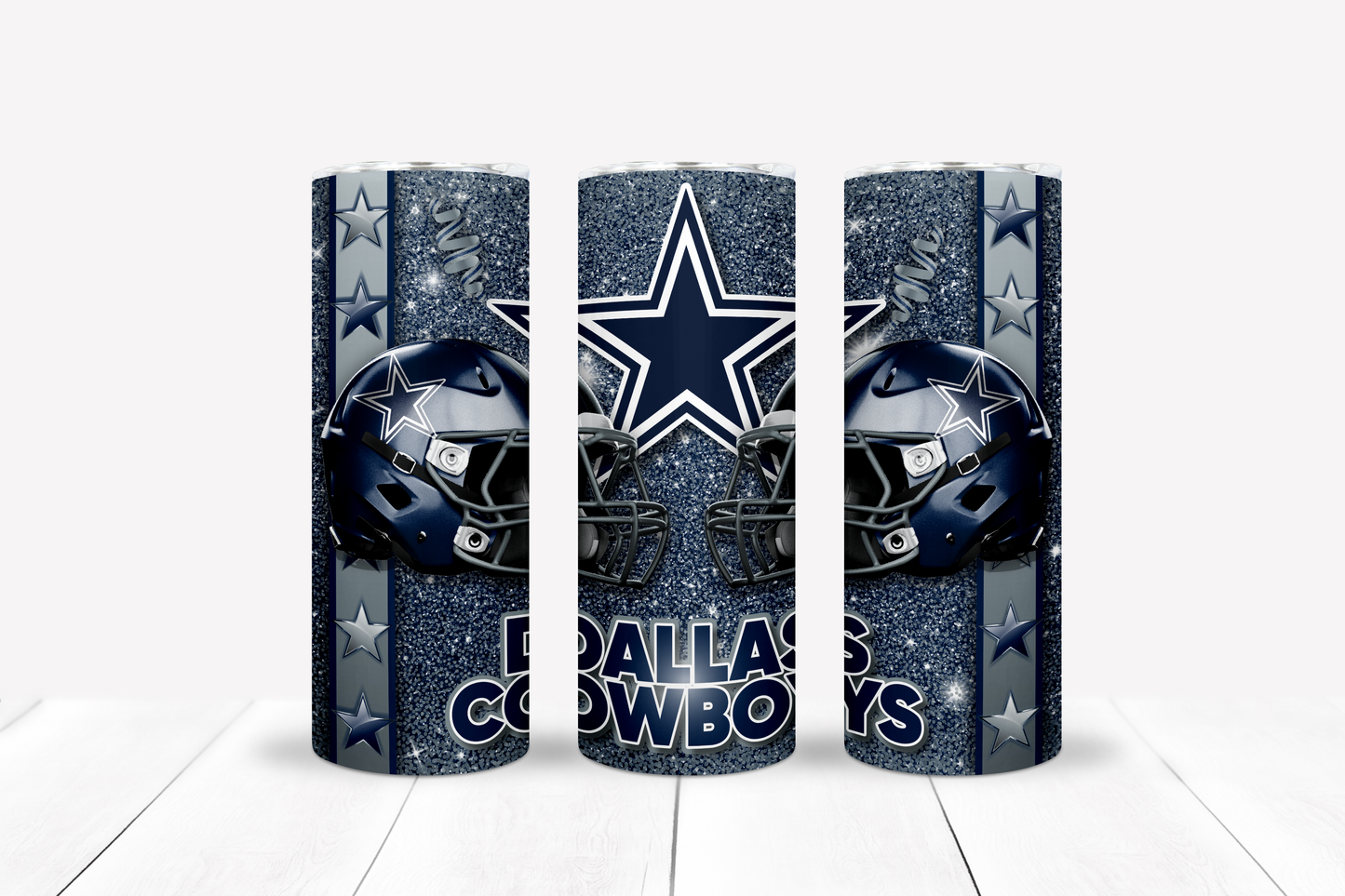 Football 20oz Sublimation Tumbler Image