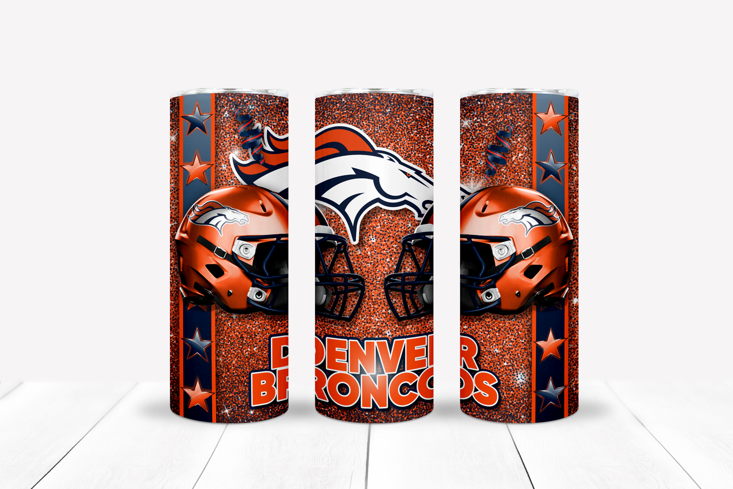 Football 20oz Sublimation Tumbler Image