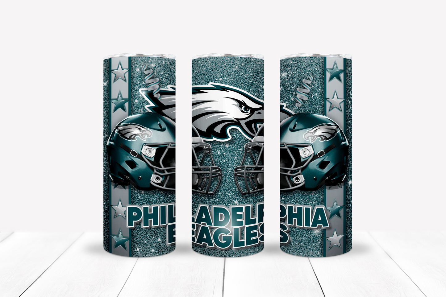 Football 20oz Sublimation Tumbler Image