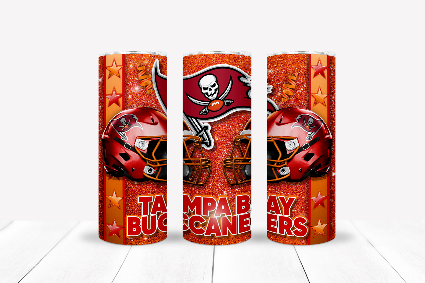 Football 20oz Sublimation Tumbler Image