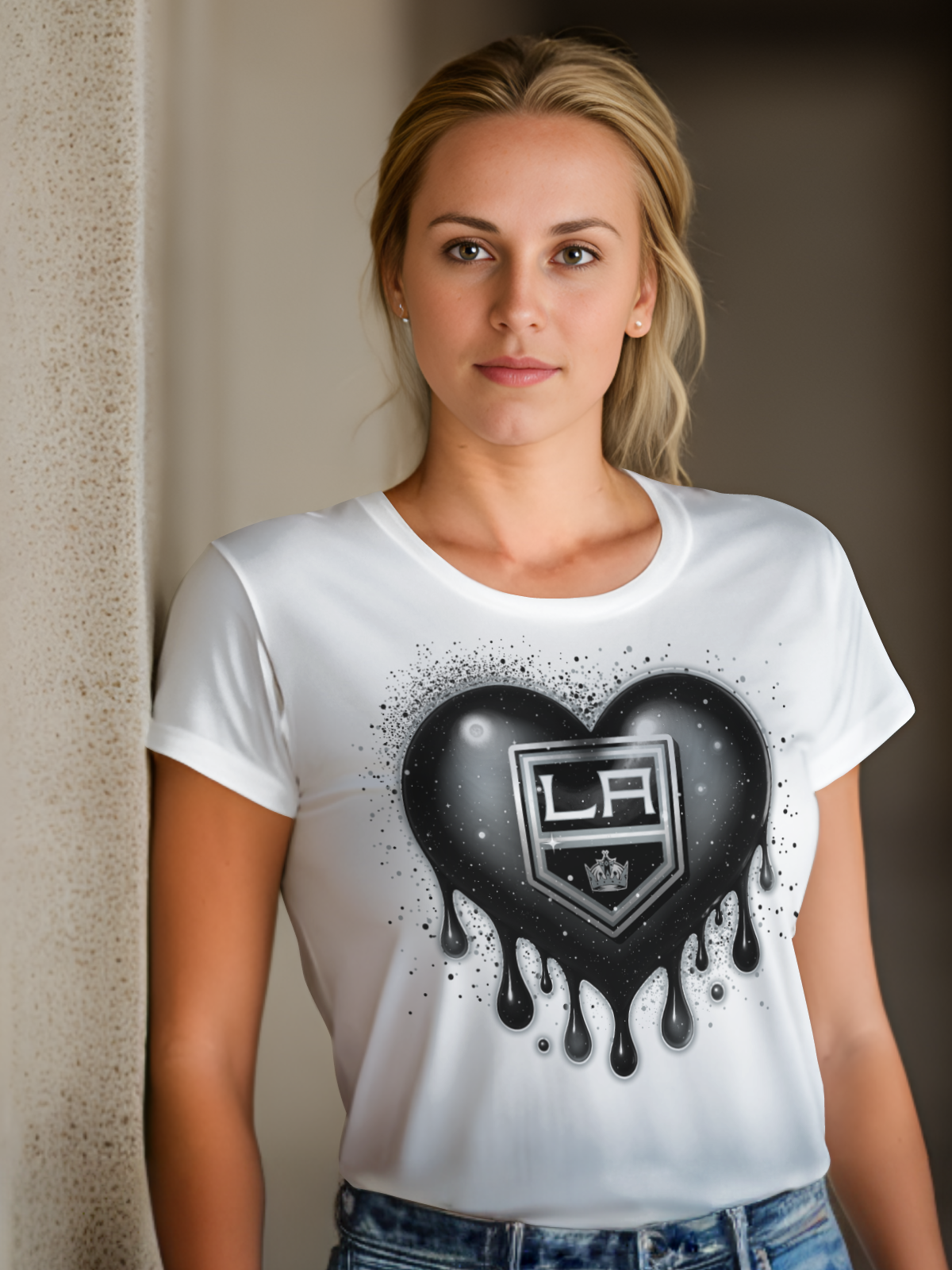 Hockey Heart Drip Sublimation/DTF T-Shirt Images Bundle