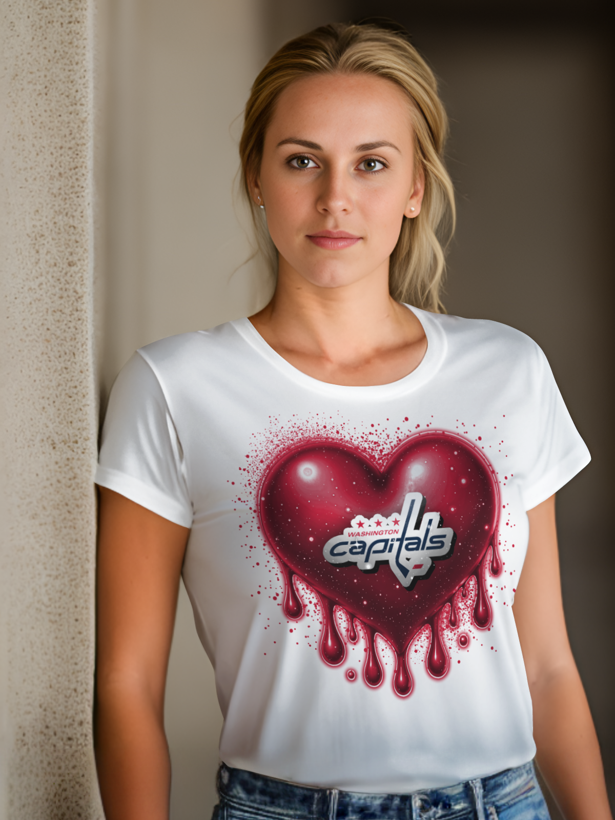 Hockey Heart Drip Sublimation/DTF T-Shirt Images Bundle