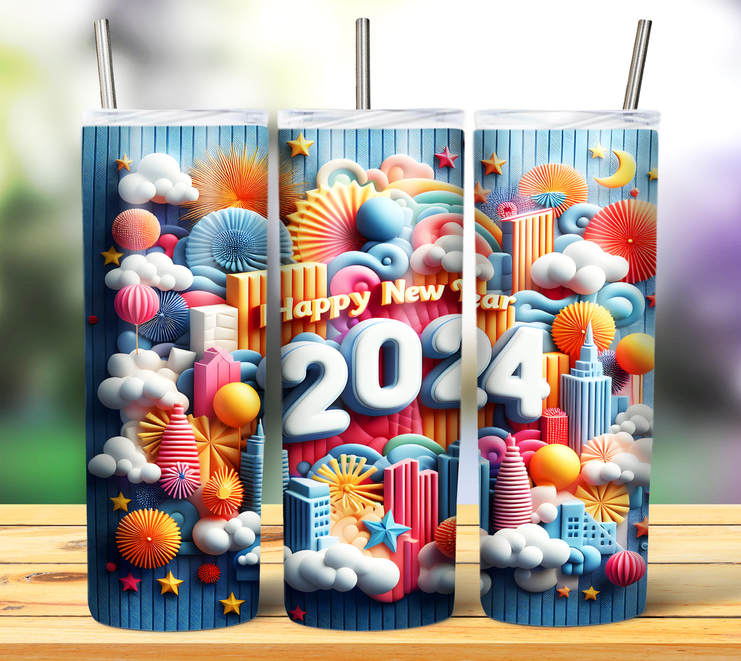 3D Inflate 2024 Sublimation 20oz Images Bundle