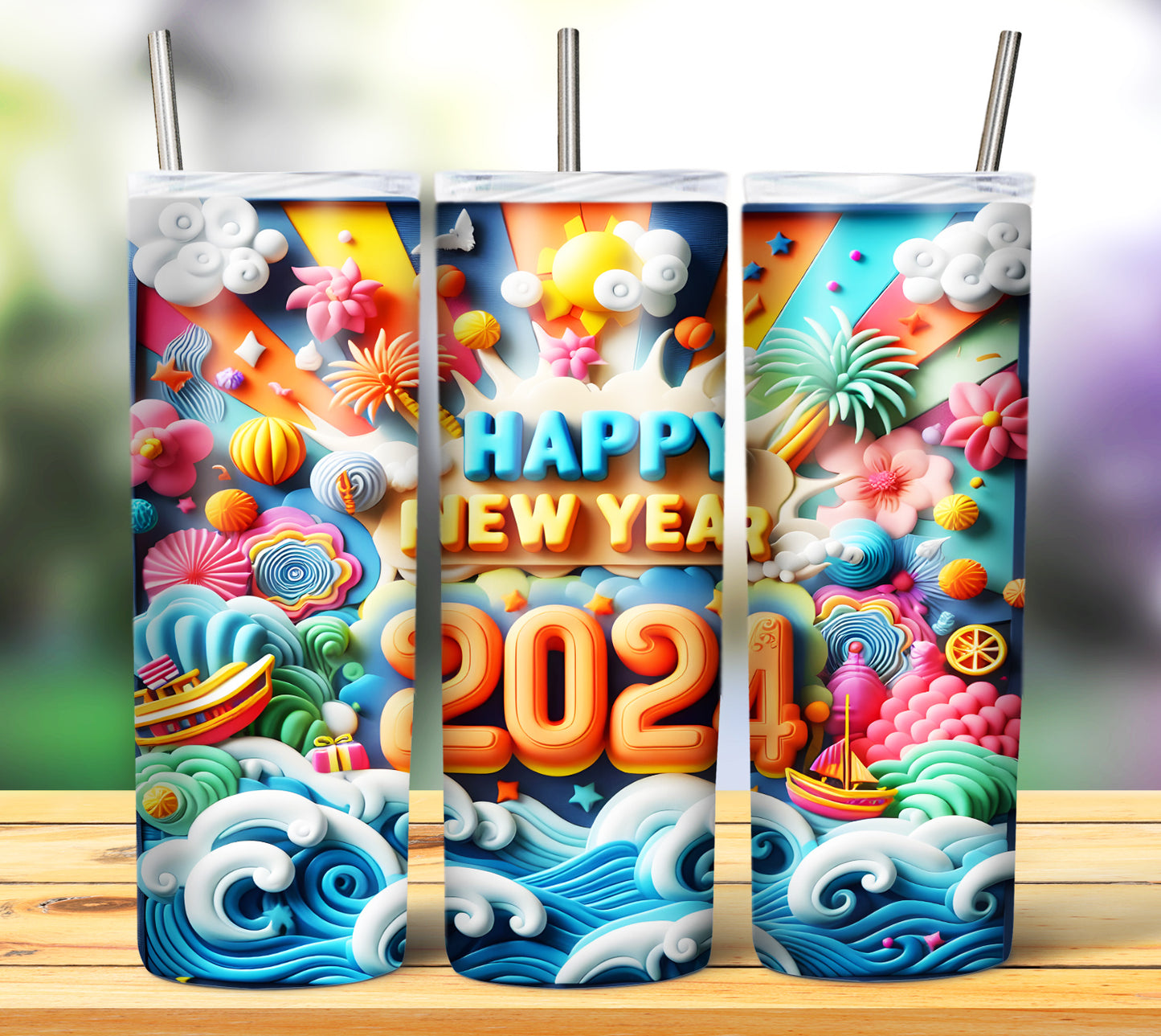 3D Inflate 2024 Sublimation 20oz Images Bundle